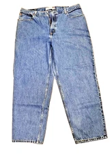 Levi Jeans Mens 40x32 Comfort Fit Straight Leg Denim Medium Wash