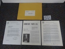 Communist Party J. Edgar Hoover report letter papers FBI