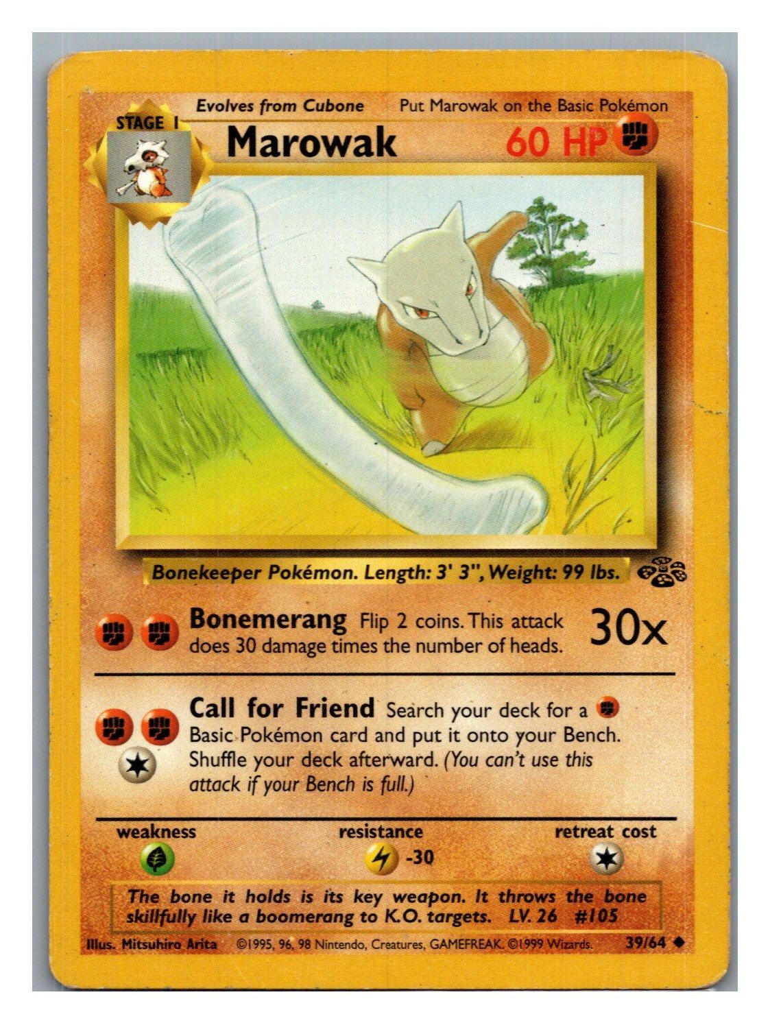 Marowak 39/64 | HP | Jungle | Pokemon - 1999