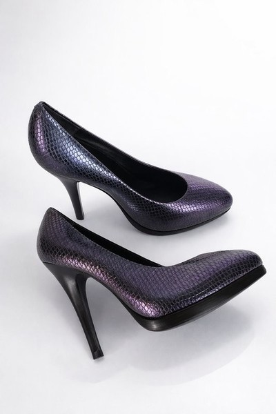 Women AllSaints Heels Black Leather 39 #4VDF