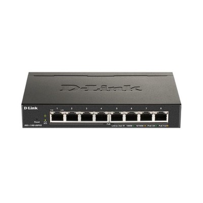 8-Port Gigabit Smart Managed PoE+ Ethernet Switch, up to 64W PoE budget, L2, ...