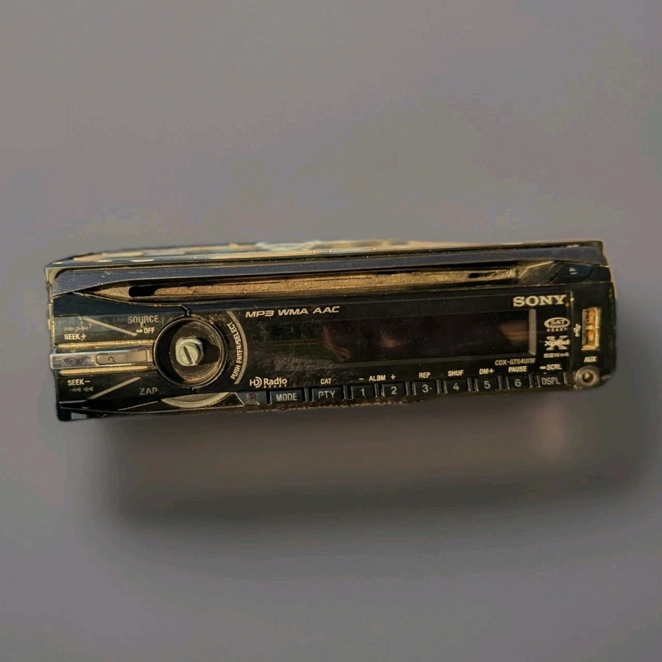 Receptor de CD de carro Sony Xplod CDX-GT540UI - painel DIN único aberto - Sem botão - Imagem 2 de 4