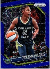 2025 Panini Prizm WNBA #130 Tyasha Harris Blue Velocity Prizms