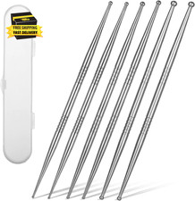 Facial Reflexology Massage Tool Stainless Steel Acupuncture Pen Ear Acupressure