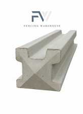 7FT (2.1M) Concrete 3Way Slotted Fence Post | Read Description