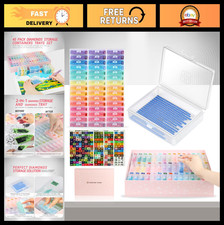 45pcs Diamond Painting Storage Containers with Lids - 2-in-1 Bead Organizer Tray