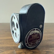 Antique Bell & Howell Filmo Sportster Double Run Eight 8mm Turret Movie Camera