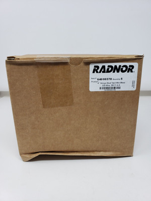 Box Of 5 Radnor 64000378 4'' Stringer Bead Twist Wire Wheel