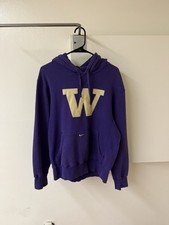 Nike Washington Huskies Hoodie Sweatshirt M Purple Team Apparel University
