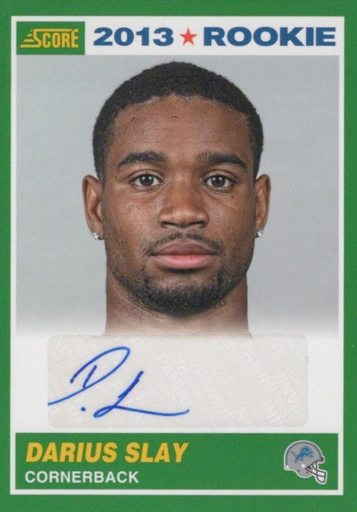 Darius Slay Panini Score #342 Autograph