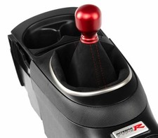 Hybrid Racing Alcantara Shift Boot Black 02-06 Acura Rsx