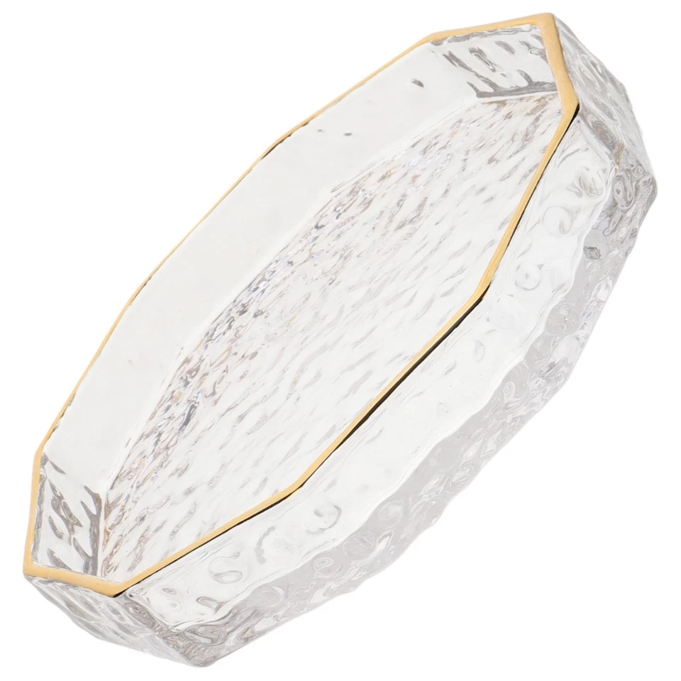  Large Serving Tray Platters for Entertaining Glass Food Plate Dessert