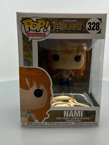 Funko POP! Animation One Piece Nami #328 Vinyl Figure DAMAGED BOX SEE PICS