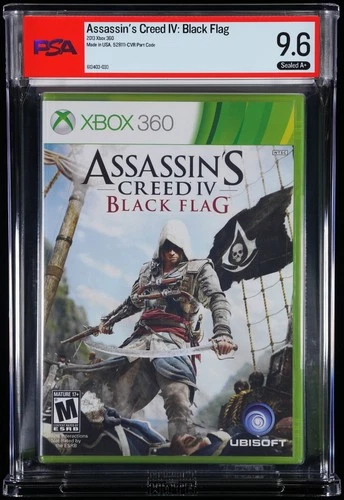 Assassin's Creed IV: Black Flag (Xbox 360) PSA 9.6 A+ Graded [not WATA CGC VGA]