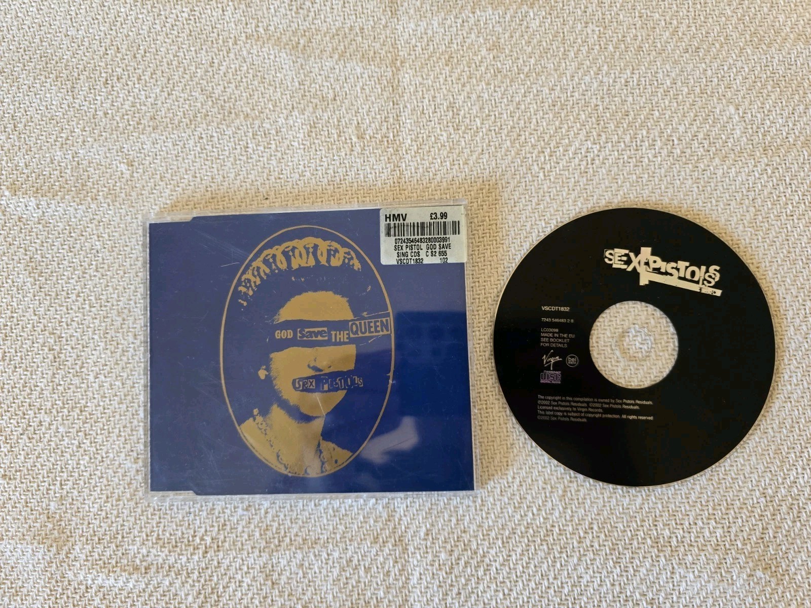 God Save the Queen by Sex Pistols CD Single 2002 In Very Good Condition