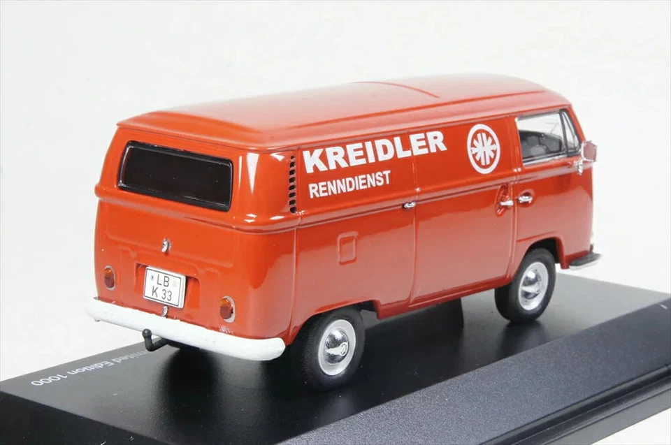 Servizio Schuco 1/43 VW T2a Box Van Kreidler con rimorchio e bici 450334000 - Immagine 2 di 2