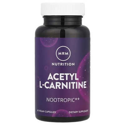 2 X MRM Nutrition, Acetyl L-Carnitine, 60 Vegan Capsules