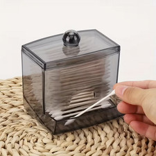 3.54 Inch x 3.54 Inch Q Tip Dispenser With Lid