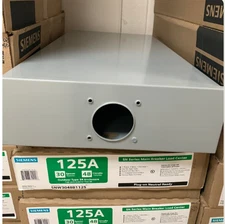 New Siemens 125A 30 Space 48 Circuit Main Breaker Outdoor 3R Electric Load Panel