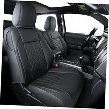 Tacoma Custom Fit Seat Covers for 2016-2023 2016-2023 Crew Full Set Black