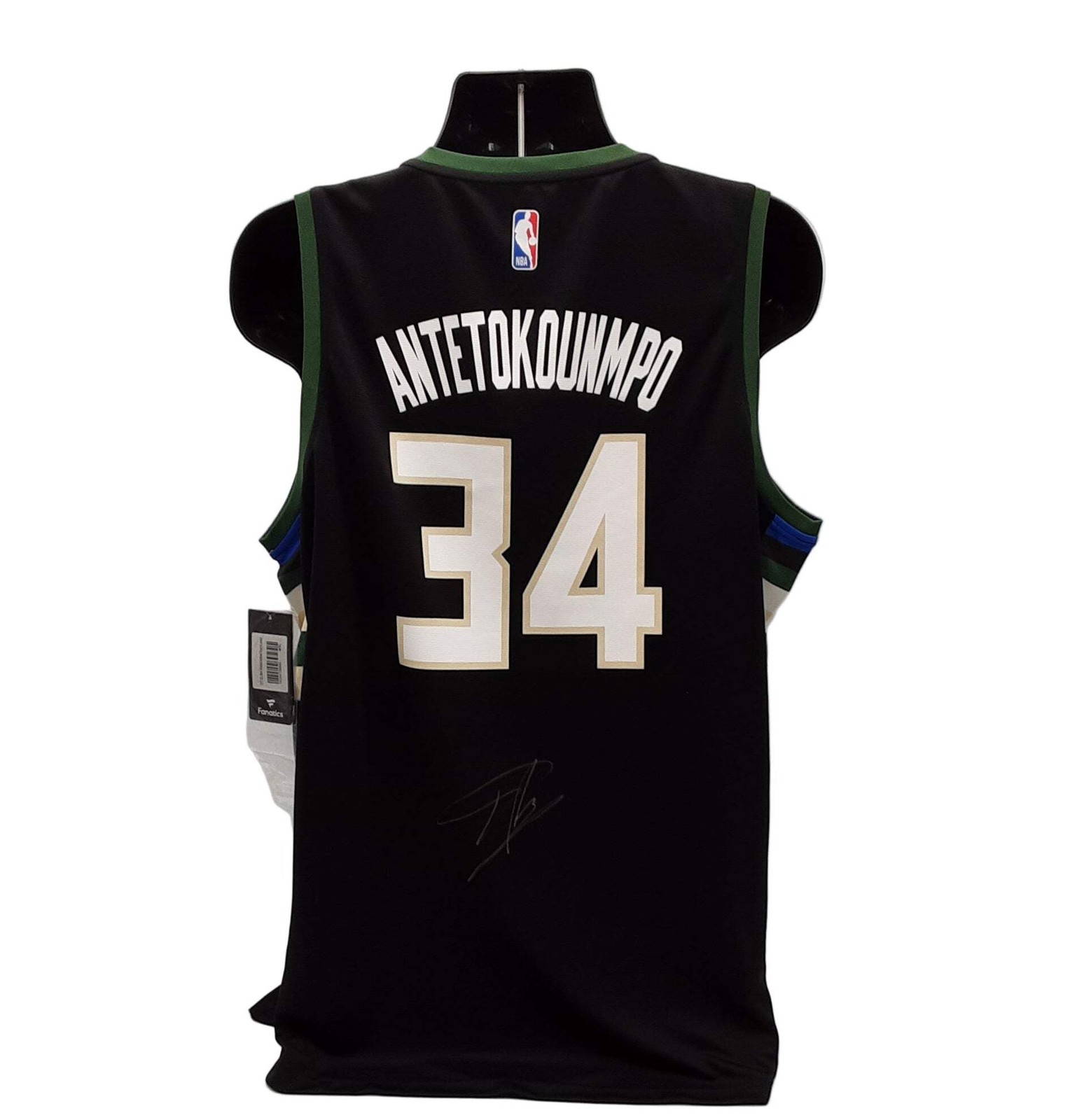 Giannis Antetokounmpo Authentic Signed Pro Style Jersey Autographed JSA R1 