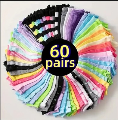 60 pairs of Women's ankle socks