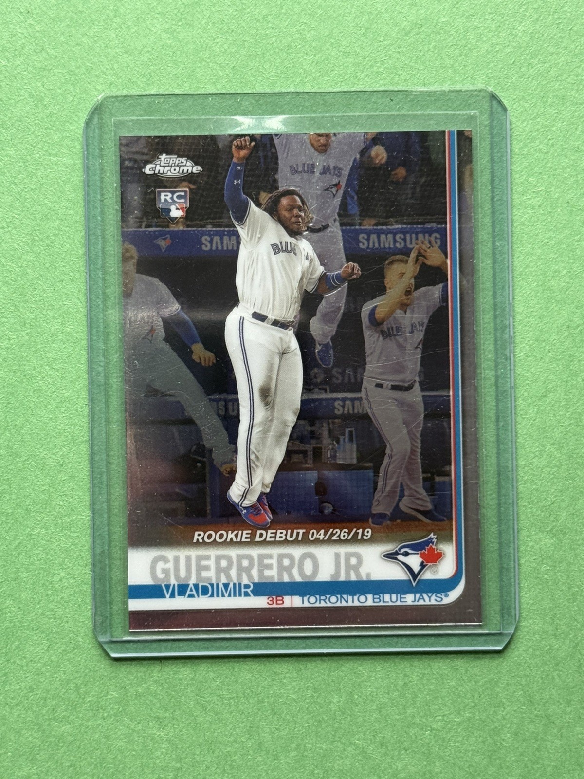 2019 Topps Chrome Update Series - Rookie Debut Vladimir Guerrero Jr. #58 (RC)