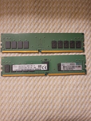 SK Hynix 16GB 2Rx8 PC4-2666V-RE1-11 HMA82GR7AFR8N-VK TF AC
