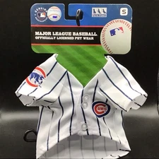 MLB Jersey for Dogs & Cats Chicago Cubs Dog Jersey Shirt Small Pets First New
