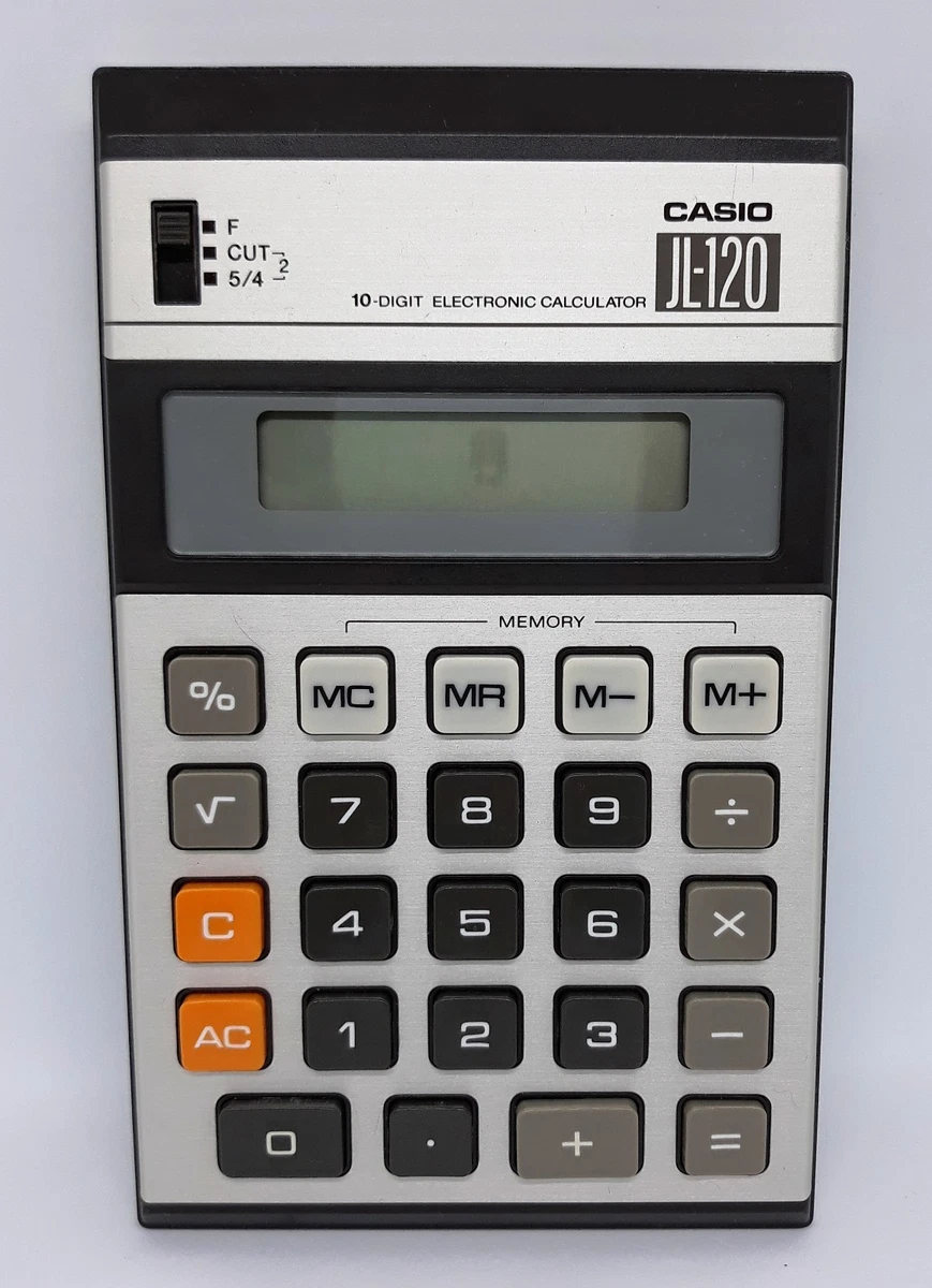Vintage 80 Casio JL120 Wholesale Button Classic Japan To 10