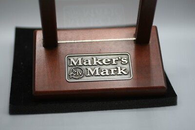 Makers Marks Bourbon Wood Table Display Z1 | eBay