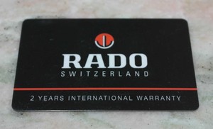 rado warranty