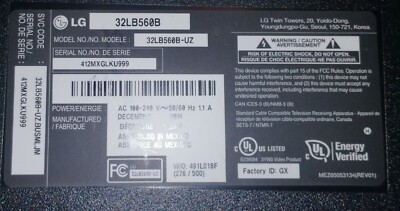 LG 32LB561B - 81 cm - Fiche technique, prix et avis