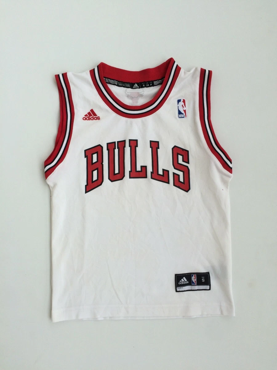 Original Adidas Chicago Bulls Size S Kids Youth Basketball Jersey |