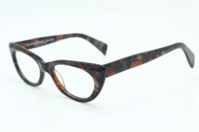 NEW MORGENTHAL FREDERICS INGRID 625 BROWN MARBLE AUTHENTIC EYEGLASSES  50-17