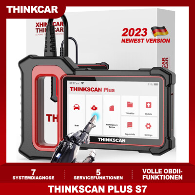 2026 ThinkScan Plus S7 OBD2 Scanner Motorfehlerdiagnose TPMS ABS SRS Codeleser
