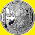 33 coins  MUCHA  33 OZ 999 SILVER
