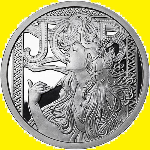 ALPHONSE MUCHA complete PROOF 6 coin set 6 OZ 999 SILVER COA, pop 3000 - Picture 2 of 11
