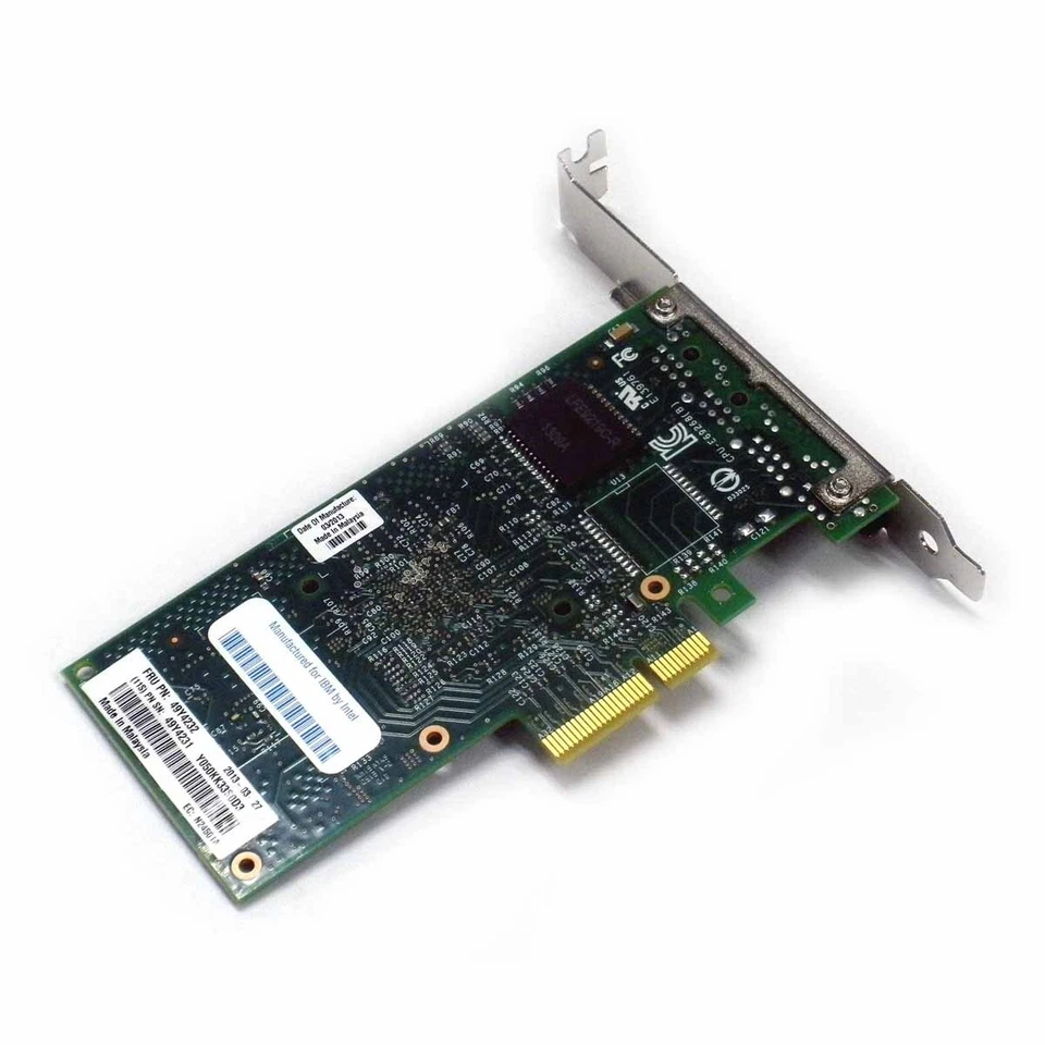 IBM 49Y4232 Intel I340-T2 PCI-E Ethernet 2-Port Server Adapter - Image 4 of 4