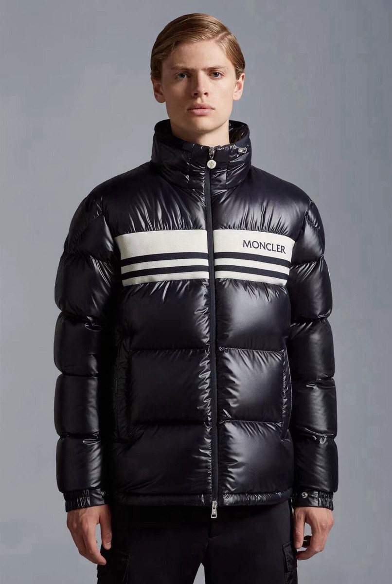 Moncler SKARSTIND SHORT DOWN JACKET Dark Navy $1625 SZ 1 | eBay