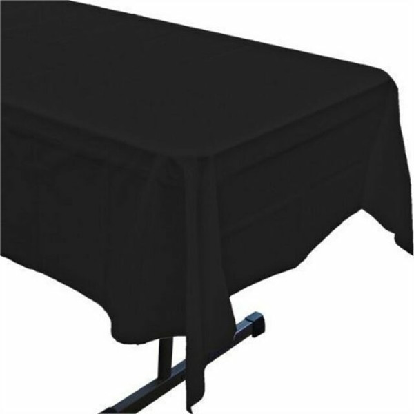 Amscan 7702110 Plastic Table Cover Roll Black for sale online eBay