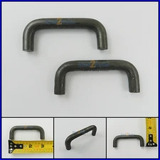(2) Trailer Steel Weld-On square Tie down Loops 3/8" Rope, Chain 3" long