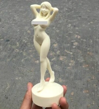 Standing Nude Girl Statue Hot Beauty Body Table Model Decor