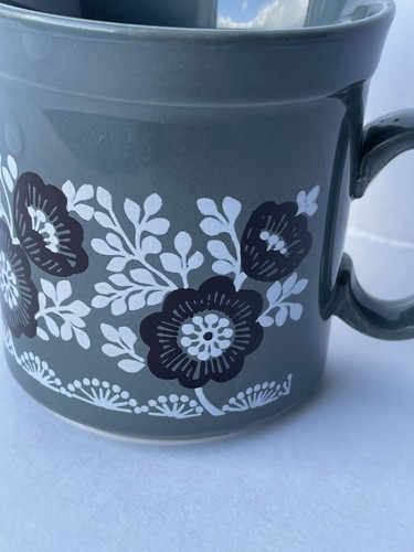 Vintage RARE MARY QUANT GREY FLORAL MUG | Staffordshire Made in England VGC - Picture 9 of 11