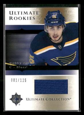 2015-16 Ultimate Collection #05-RF Robby Fabbri 2005-06 Silver Jersey #/125 RC