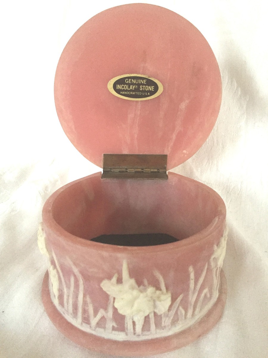 INCOLAY STONE ジュエリーボックス アクセサリー付き Rare