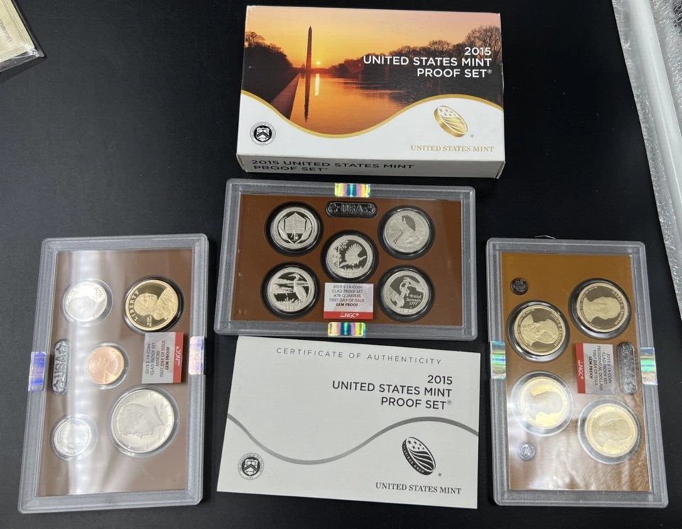 2015 US Mint OGP Proof Set NGC Certified First Day of Issue United States Mint - Image 2 of 4