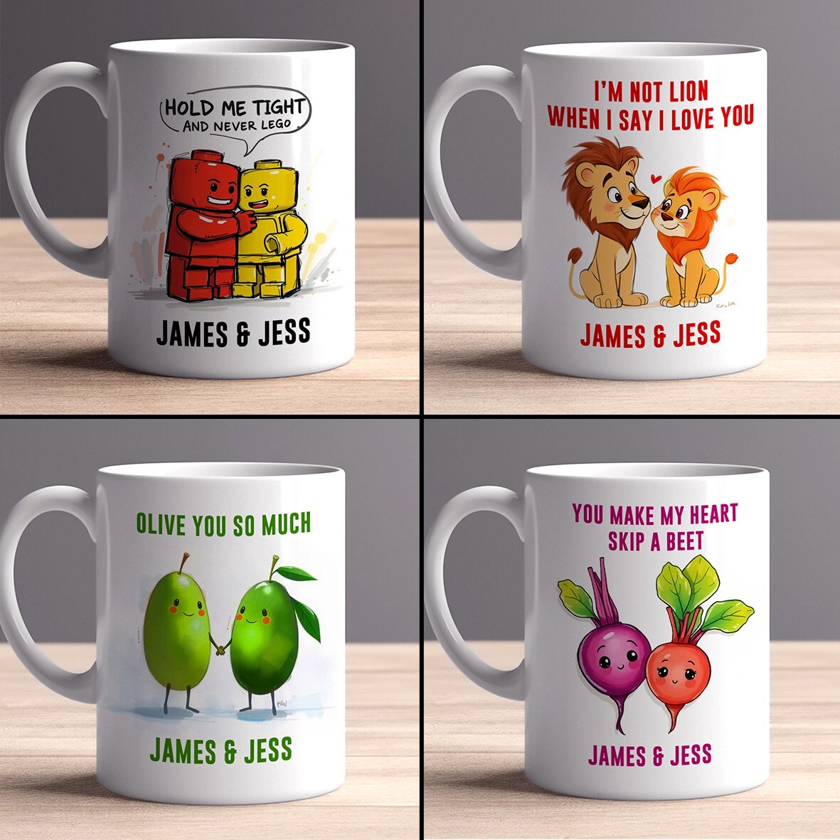 Divertida Taza Pareja Regalos Aniversario Para Ella Él Novio Novia Esposa Marido