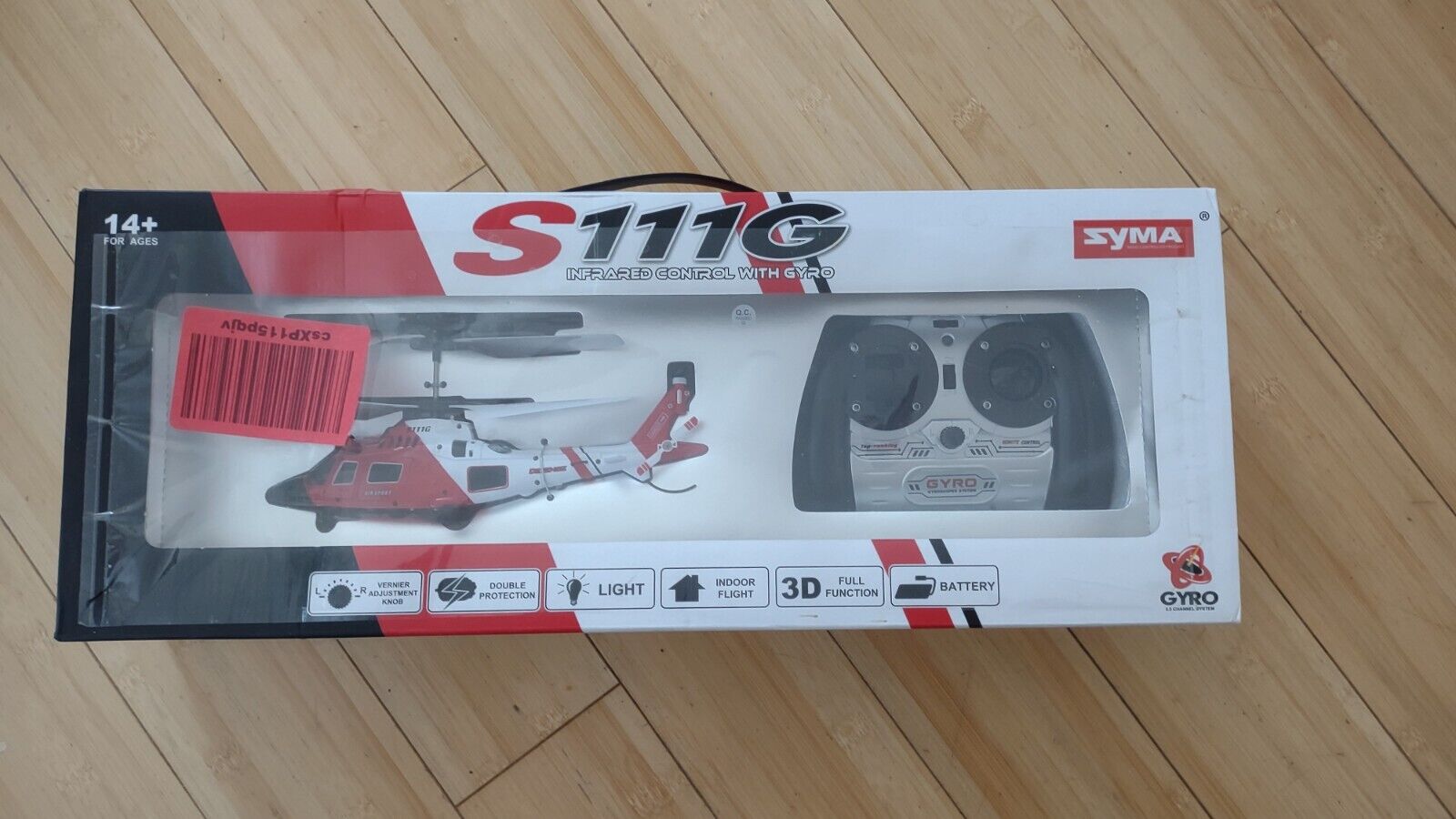 SYMA 3111G RC INFRARED HELICOPTER WITH GYRO DRONE NEW