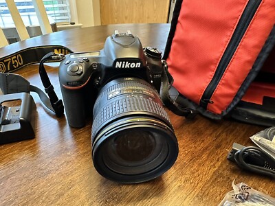 Nikon D750 MP Digital SLR Camera Black (with DX VR 24